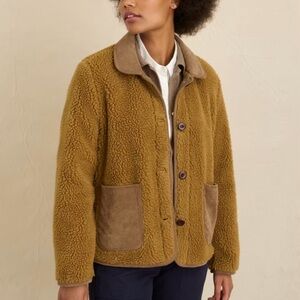 Alex Mill Sherpa Work Jacket - Golden Khaki